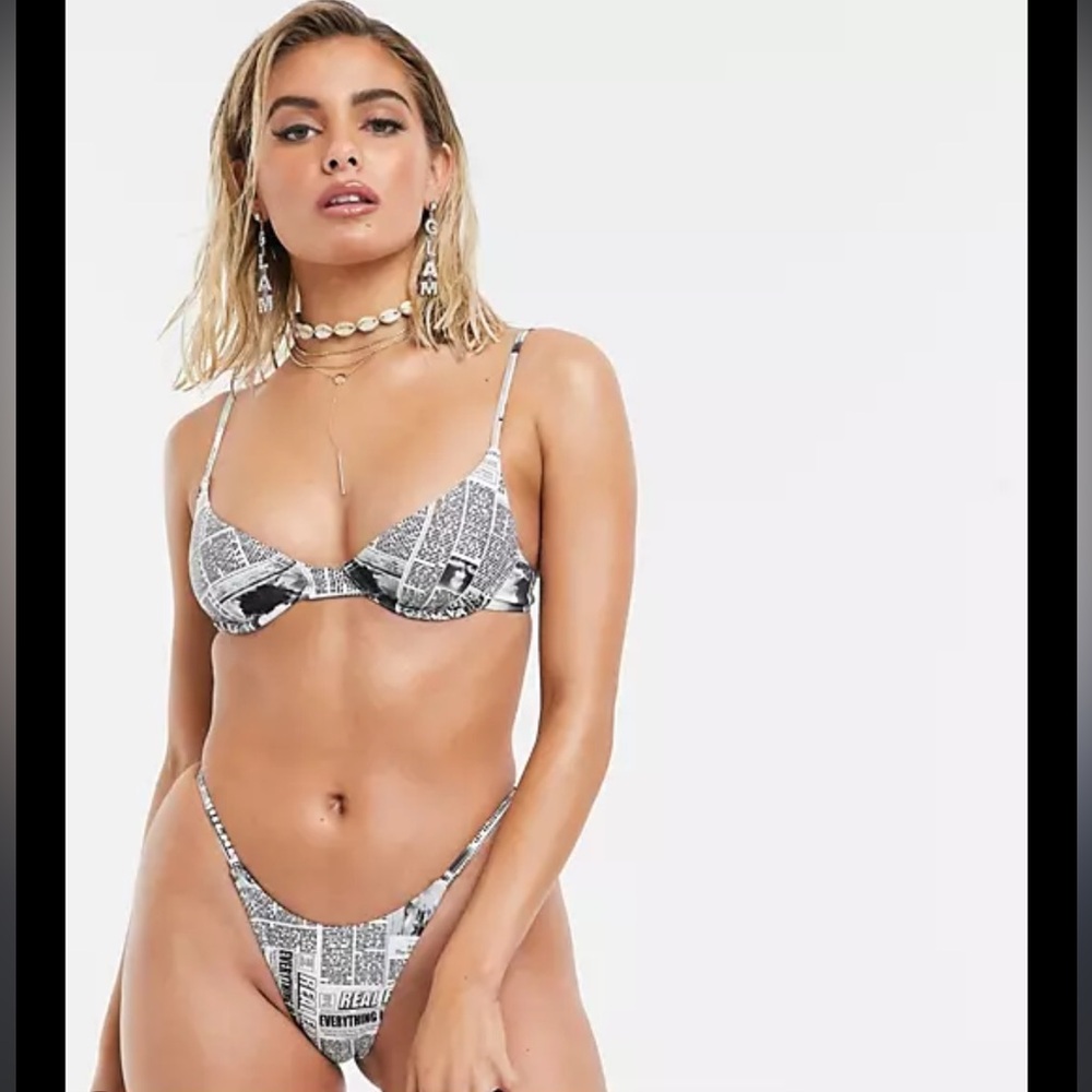 TWIIN Newspaper bikini